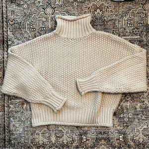 H&M turtleneck chunky sweater
